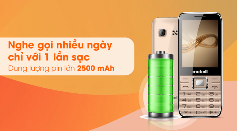 Dung lượng pin trên 1500mAh
